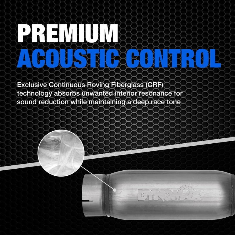 Dynomax Race Bullet 24219 Exhaust Resonator - Image 2